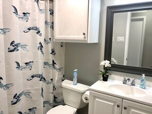 Bathtub, hair dryer, towels, soap - Central Frisco-Full renovated cozy&nice half duplex 3bed|2bath free wifi&parking (Frisco)