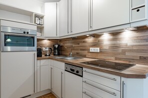 Fridge, oven, dishwasher, electric kettle
