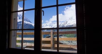 Chalet 4pers - vues magnifiques sur montagnes et glaciers