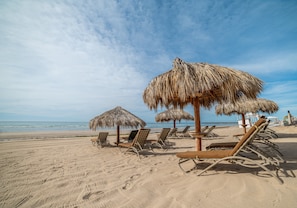 On the beach