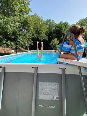 Outdoor pool - Casa Lautone, the villa surrounded by green hills near Rome (Sambuci)
