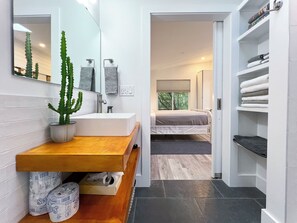 Bathroom - looking toward bedroom