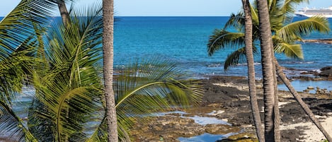 Na praia