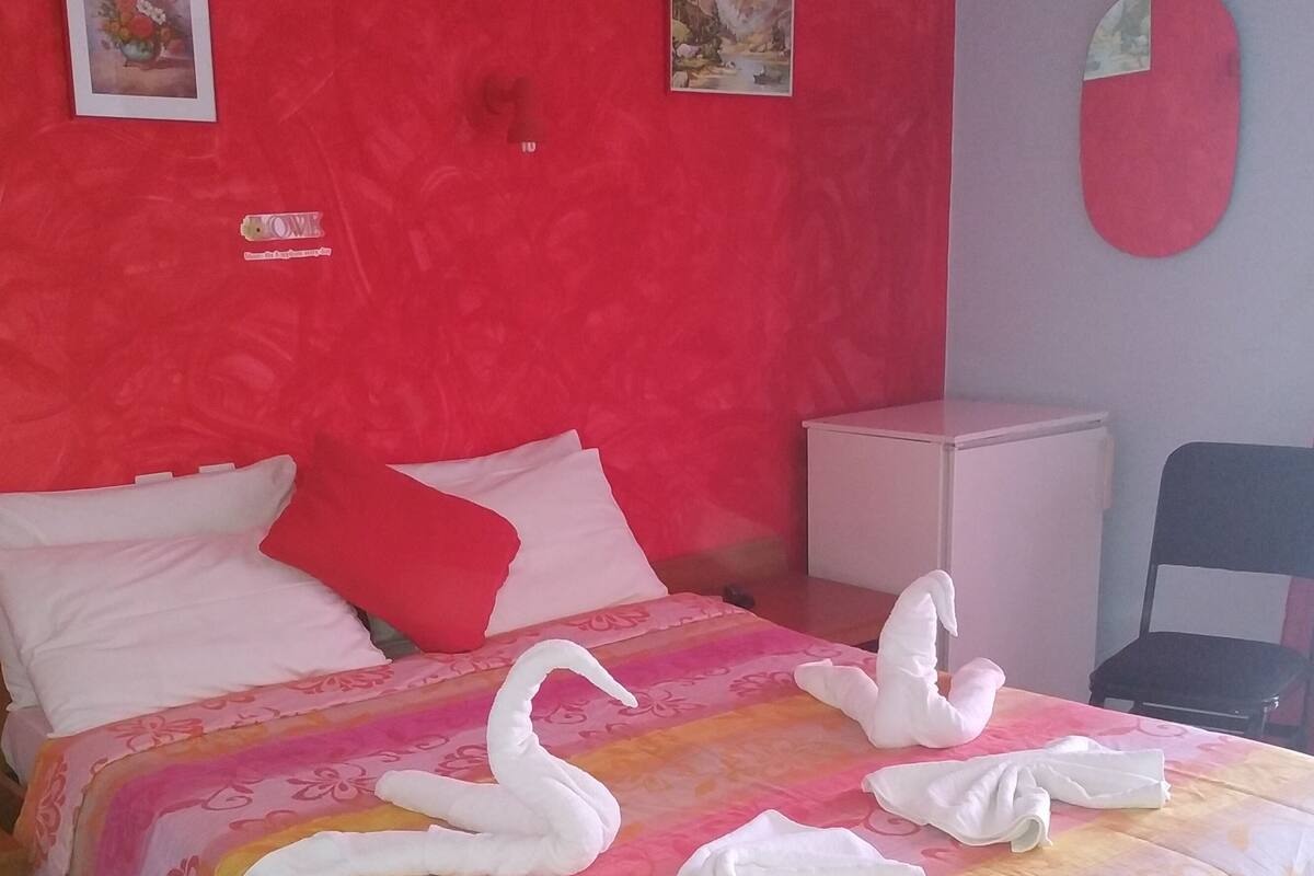 Habitación estándar con 1 cama matrimonial o 2 individuales | Caja de seguridad en la habitación y decoración personalizada