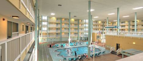Indoor pool, outdoor pool