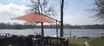 Indian Lakes Cabin with private beach and dock lake side