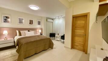 1 Schlafzimmer, Bügeleisen/Bügelbrett, kostenloses WLAN, Bettwäsche