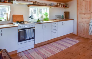 Fridge, oven, stovetop