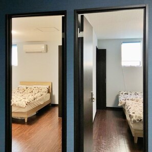 2 bedrooms, desk, free WiFi, bed sheets