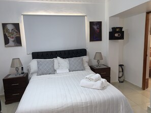 1 Schlafzimmer, Bügeleisen/Bügelbrett, kostenloses WLAN, Bettwäsche