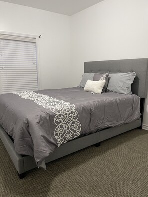 2 bedrooms, bed sheets