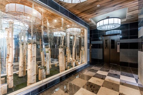 Majoituspaikan sisäänkäynti