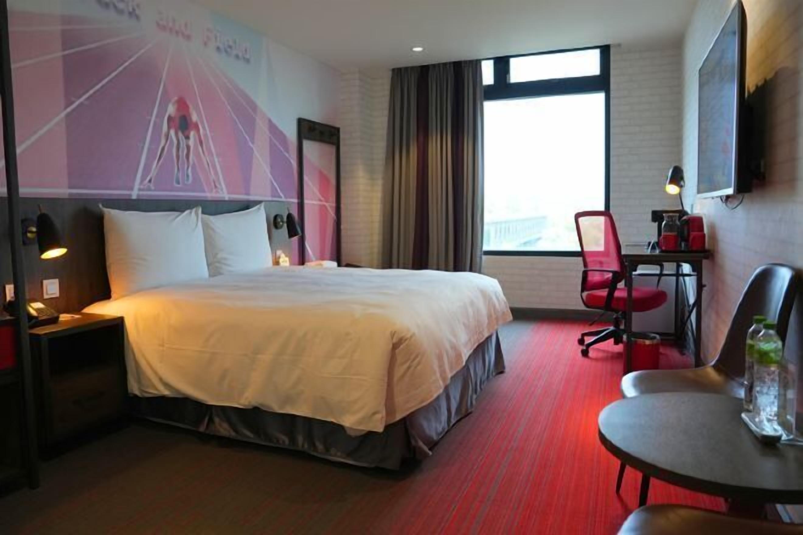 Down comforters, desk, blackout drapes, free WiFi