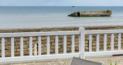 Seafront apartment - Terrace and sea view