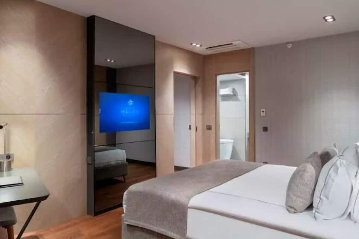 1 habitación, ropa de cama de alta calidad y camas con efecto memoria