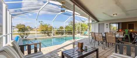 Una piscina climatizada