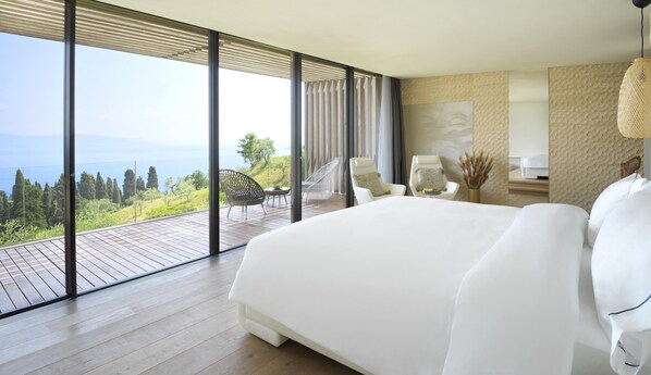 Premium bedding, down comforters, free minibar, in-room safe - (Gardone Riviera)