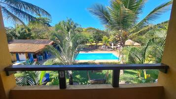 Superior Quadruple Room, Pool View | View from room