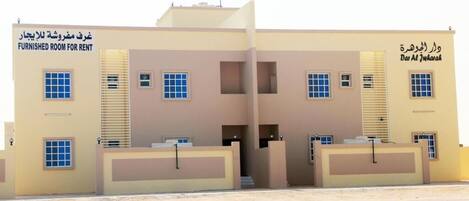 Façana frontal de l'allotjament