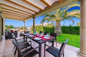 Outdoor dining - 0350 Villa Elefante with pool (Javea / Xàbia)