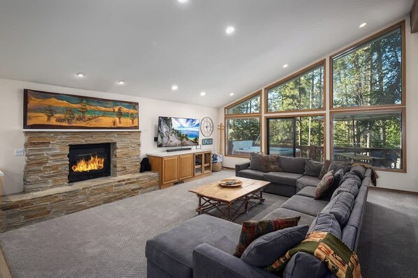 Smart TV, DVD player, ping pong, books