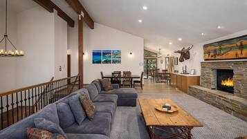 Smart TV, DVD player, ping pong, books