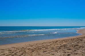 Accommodatie ligt op het strand