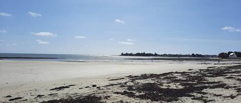 On the beach
