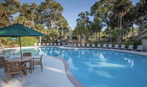 Indoor pool, outdoor pool