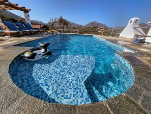 Outdoor pool - Vacation home with sea view Ogliastra Sardinia Casa Lentisco D (Foxi Murdegu)