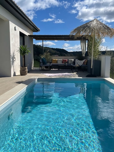 Vacation villa with private pool Lussan (near Uzès)