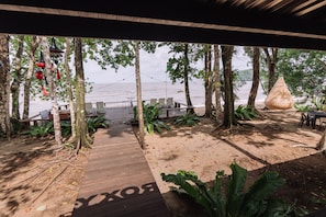 Longhouse Deluxe Triple Room | View from room - Roxy Telok Serabang (Lundu)