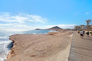 En la playa 