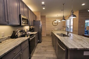 House, Multiple Beds (Hammock Dunes J) | Private kitchen | Fridge, microwave, oven, coffee/tea maker - Hammock Dunes J (Orange Beach)