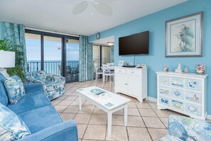 Condo, 1 Bedroom | Living room | 36-inch TV with digital channels - Phoenix II by Brett Robinson Vacations (Orange Beach)