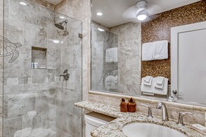 Hair dryer, towels