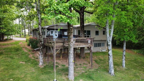 This is the place! Lake view with private 5 acres, beautiful views. 