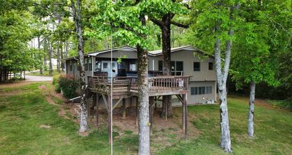 This is the place! Lake view with private 5 acres, beautiful views.