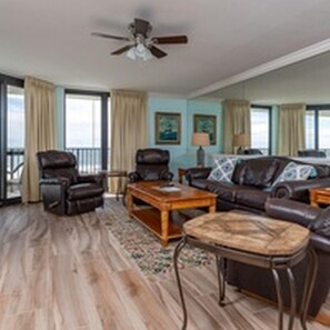 Condo, 3 Bedrooms | Living room | 36-inch TV with digital channels - Phoenix VI by Brett Robinson Vacations (Orange Beach)