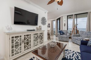 Condo, 1 Bedroom | Living room | 36-inch TV with digital channels - Phoenix Viii by Brett Robinson Vacations (Orange Beach)