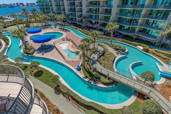 Indoor pool, outdoor pool