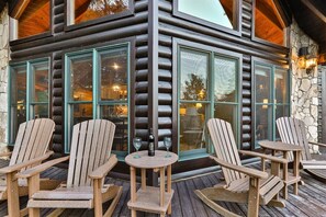 Terrace/patio - Liberty Lookout | Ellijay, GA (Ellijay)