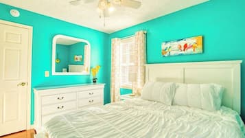 3 bedrooms, iron/ironing board, free WiFi, bed sheets