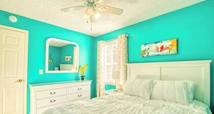 Relax at the serene and spacious duplex nestled in the peaceful, family-friendly neighborhood.