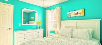 Relax at the serene and spacious duplex nestled in the peaceful, family-friendly neighborhood.