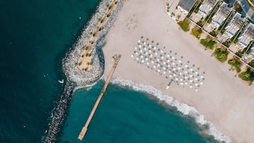 Private beach