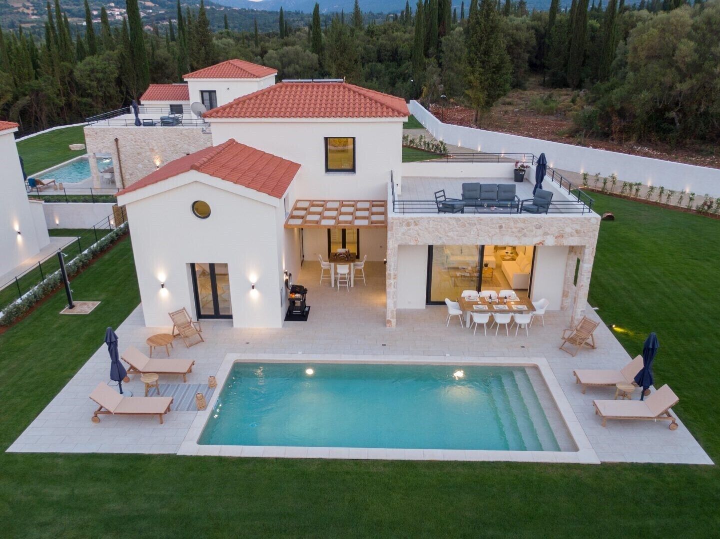 Una piscina riscaldata