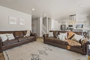 Living area - Modern Farmhouse Retreat | 5BR | With Pool Views (Meridian)