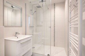 Shower, hair dryer
