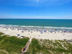 Beach - Stunning views from 4 bedroom, 3 bath oceanfront condo in Ocean Drive. (North Myrtle Beach)